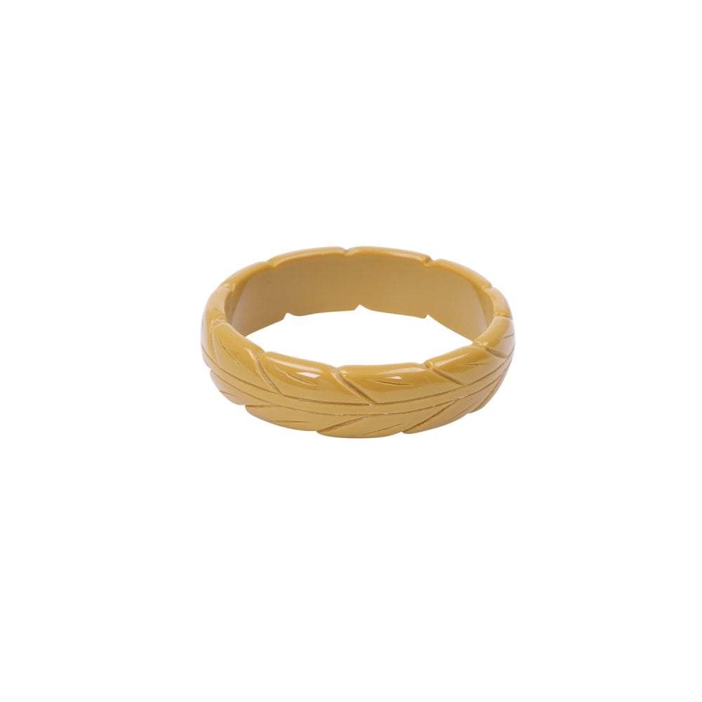 Collectif Accessories Lena Carved Bangle-Vendemia
