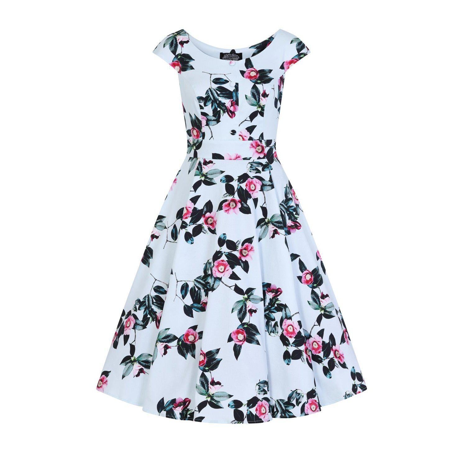 Hearts & Roses Mademoiselle Swing Dress in Childrens-Pale Blue-Vendemia