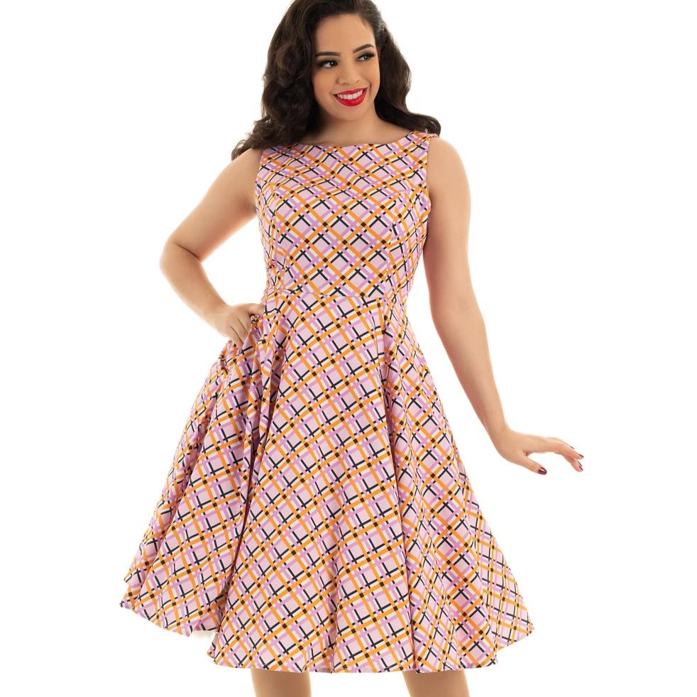 Hearts & Roses Audrina Swing Dress - Vendemia