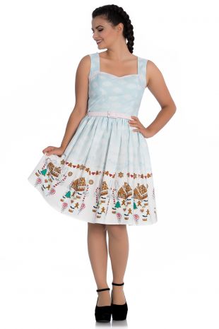 Hell Bunny Gigi Christmas Dress - Vendemia