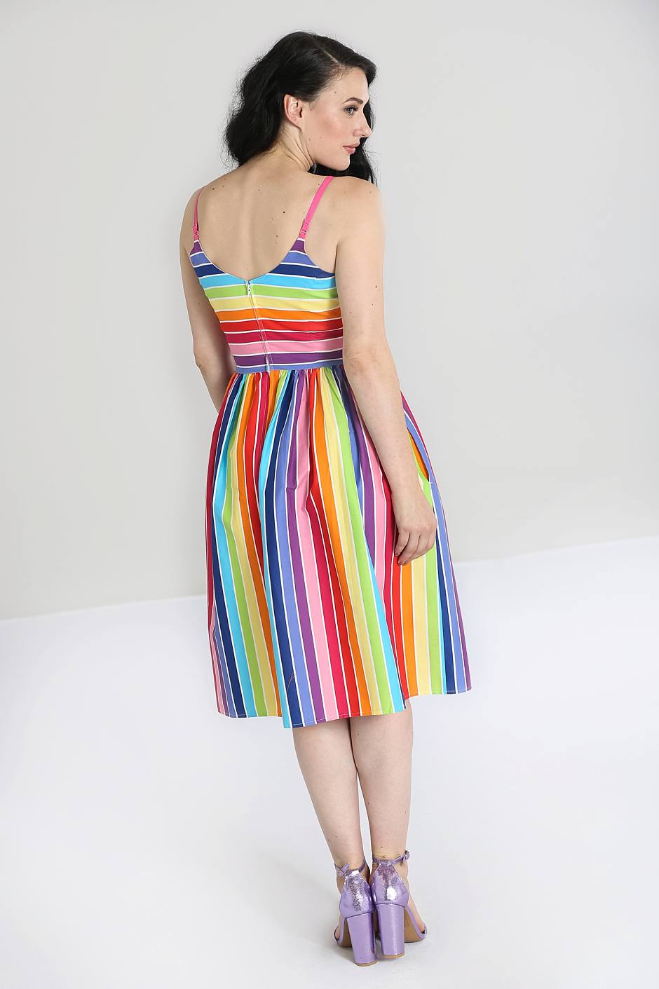 Hell Bunny Over The Rainbow 50s Dress - Vendemia