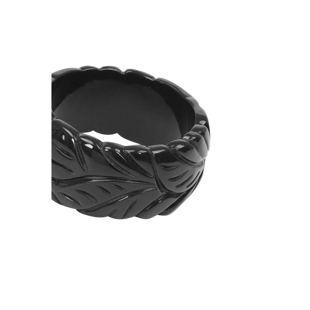 Collectif Carrie 40s Leaves Bangle Black-Black-Vendemia