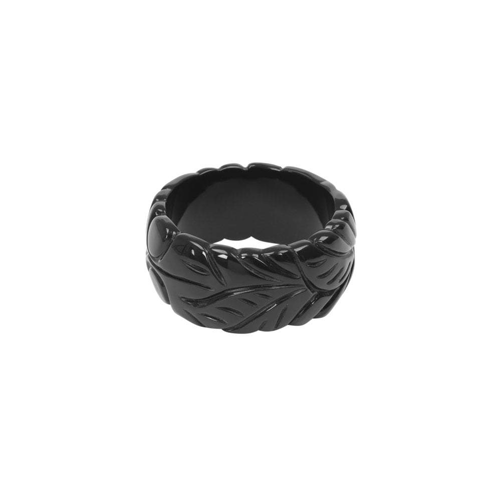 Collectif Carrie 40s Leaves Bangle Black-Black-Vendemia