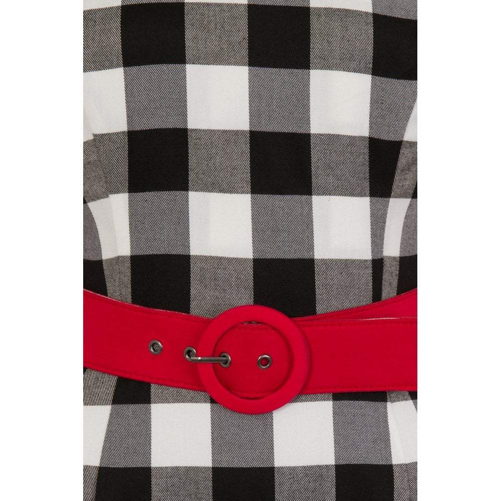 Collectif June Gingham Pencil Dress-Vendemia