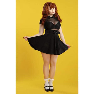 collectif wednesday skater dress Shop Wednesday Addams Inspired