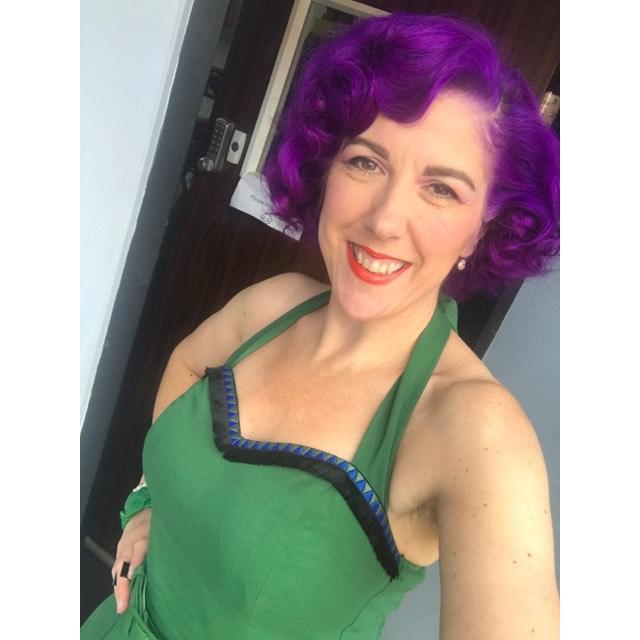 Collectif Mainline Beth Fringe Doll Dress-Vendemia