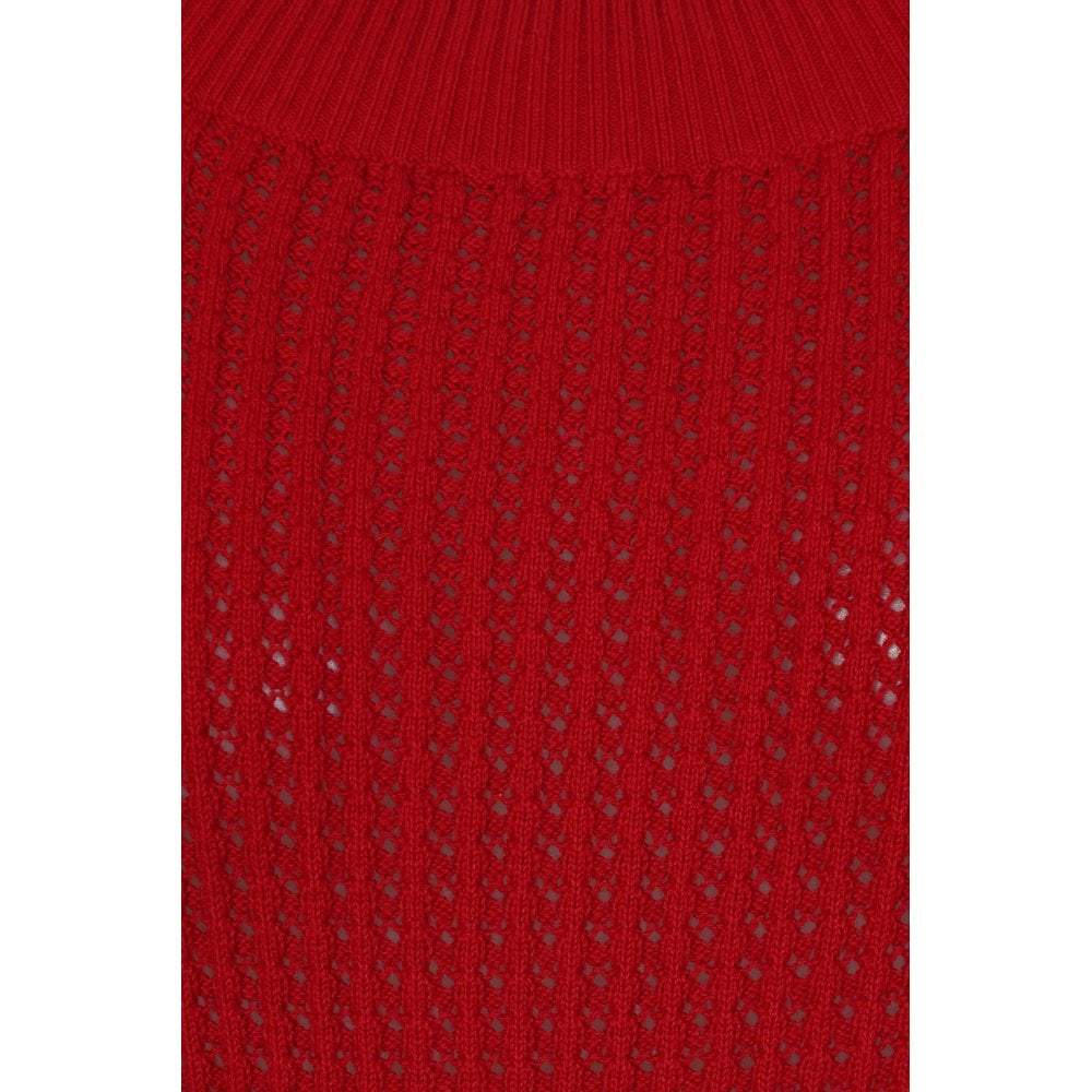 Collectif Mainline Camnila Knitted Top-Burgundy-Vendemia