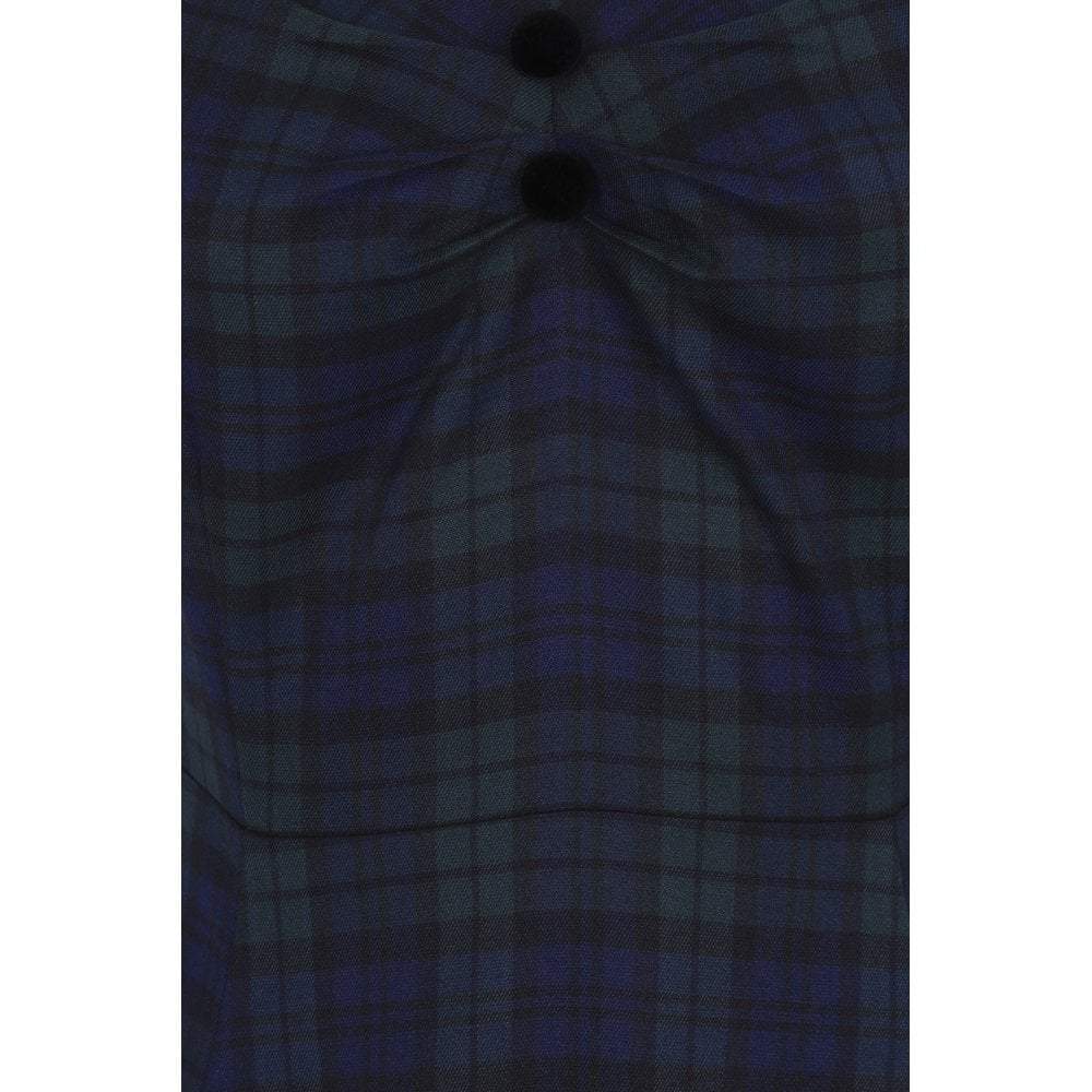 Collectif Mainline Dolores Blackwatch Check Doll Dress-Vendemia