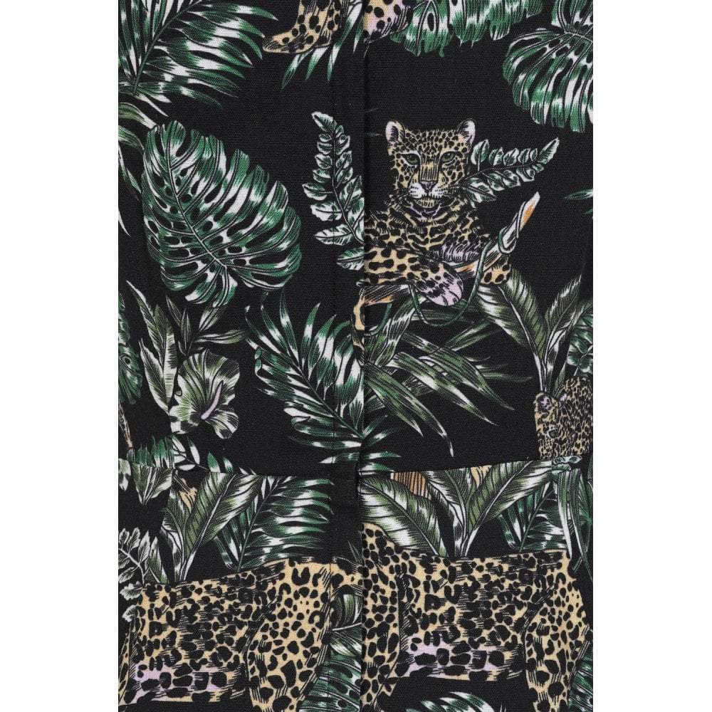 Collectif Mainline Dolores Jungle Doll Dress-Vendemia