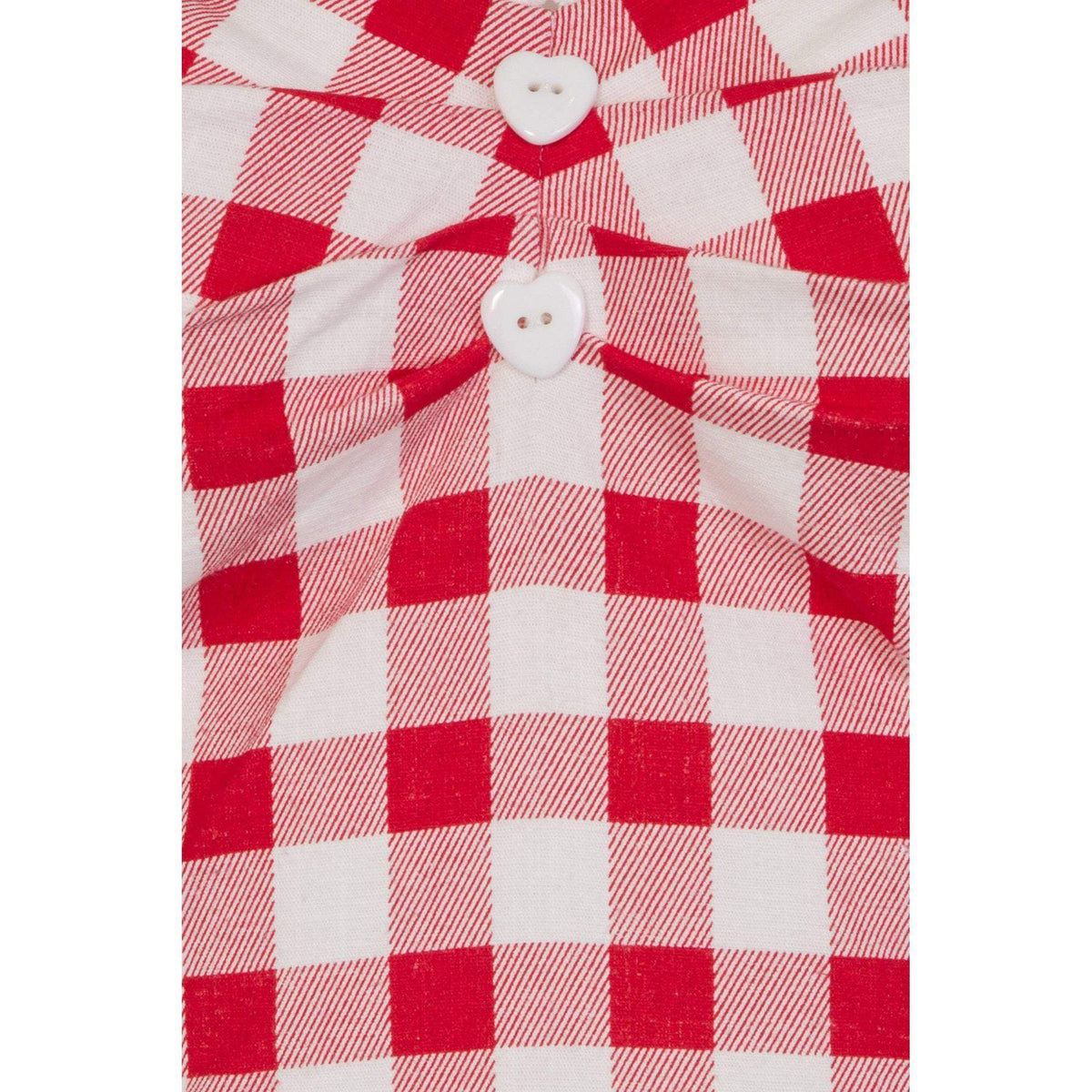 Collectif Mainline Dolores Vintage Gingham Top-Vendemia