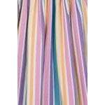 Collectif Mainline Jasmine Rainbow Stripes Swing Skirt-Vendemia