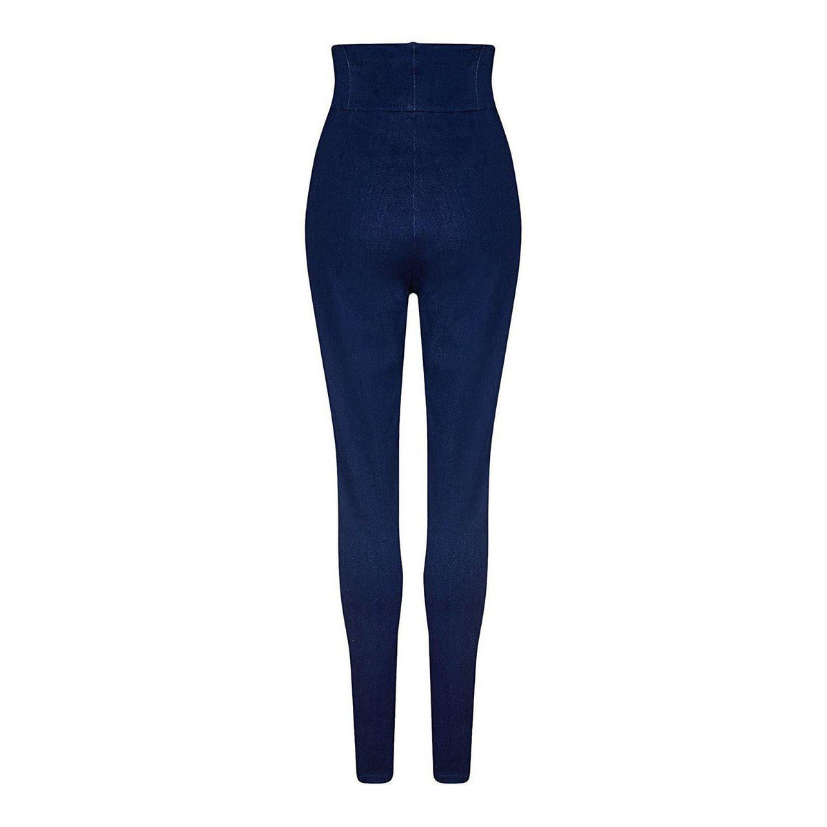 Collectif Mainline Nomi Plain High Waisted Jeans-Vendemia