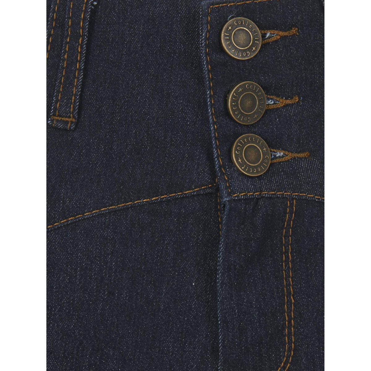 Collectif Mainline Rebel Kate Denim Jeans Plain-Vendemia