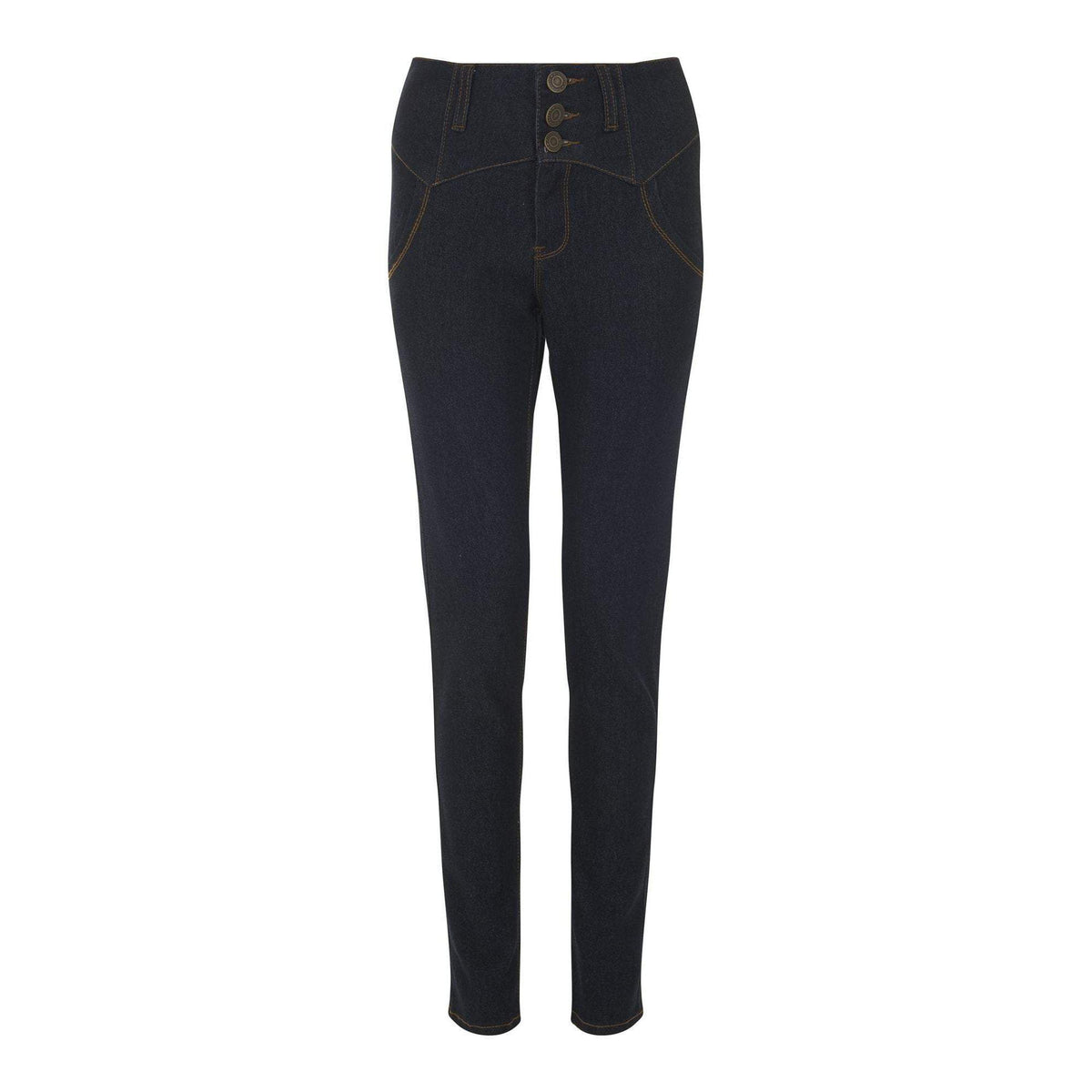 Collectif Mainline Rebel Kate Denim Jeans Plain-Vendemia