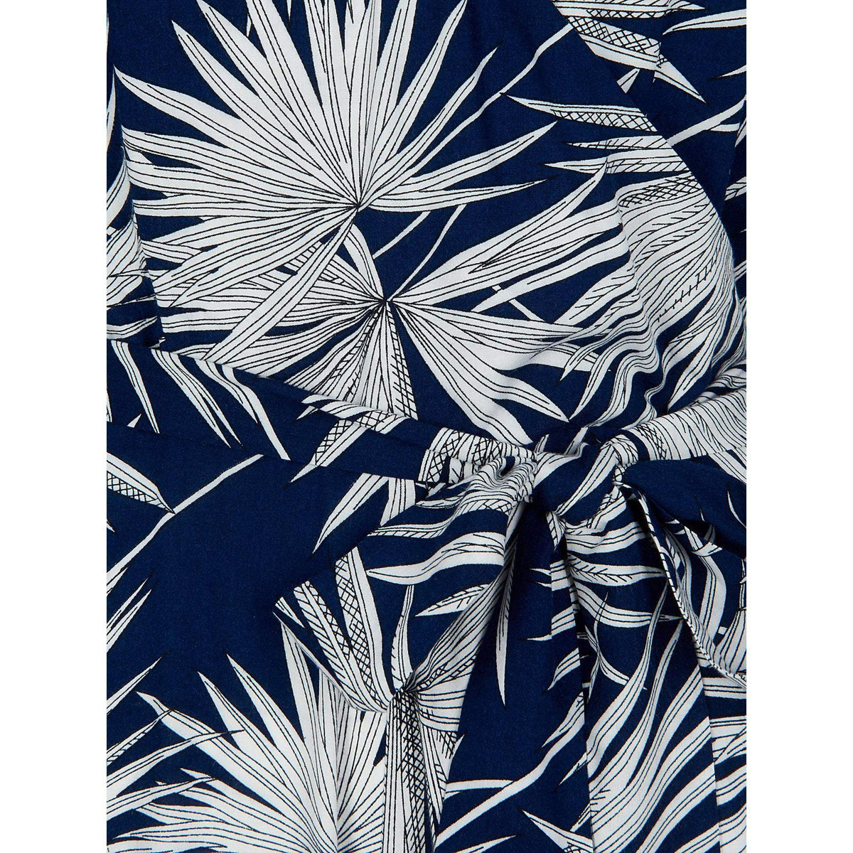 Collectif Vintage Akiko Palm Print Jumpsuit-Vendemia