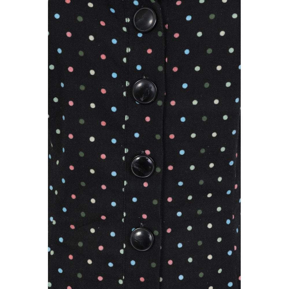 Collectif Vintage Brette Polka Dot Shirt-Vendemia