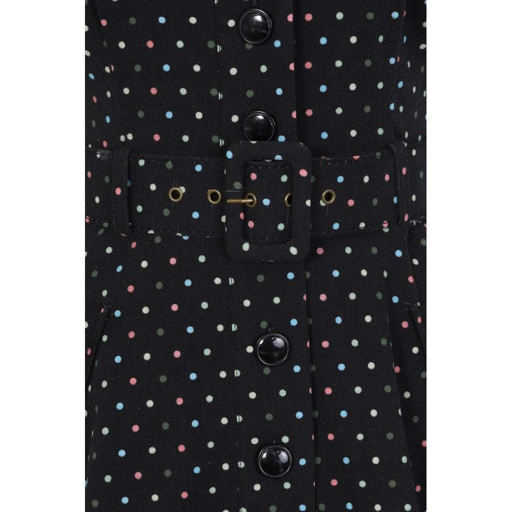 Collectif Vintage Brette Polka Dot Swing dress-Vendemia