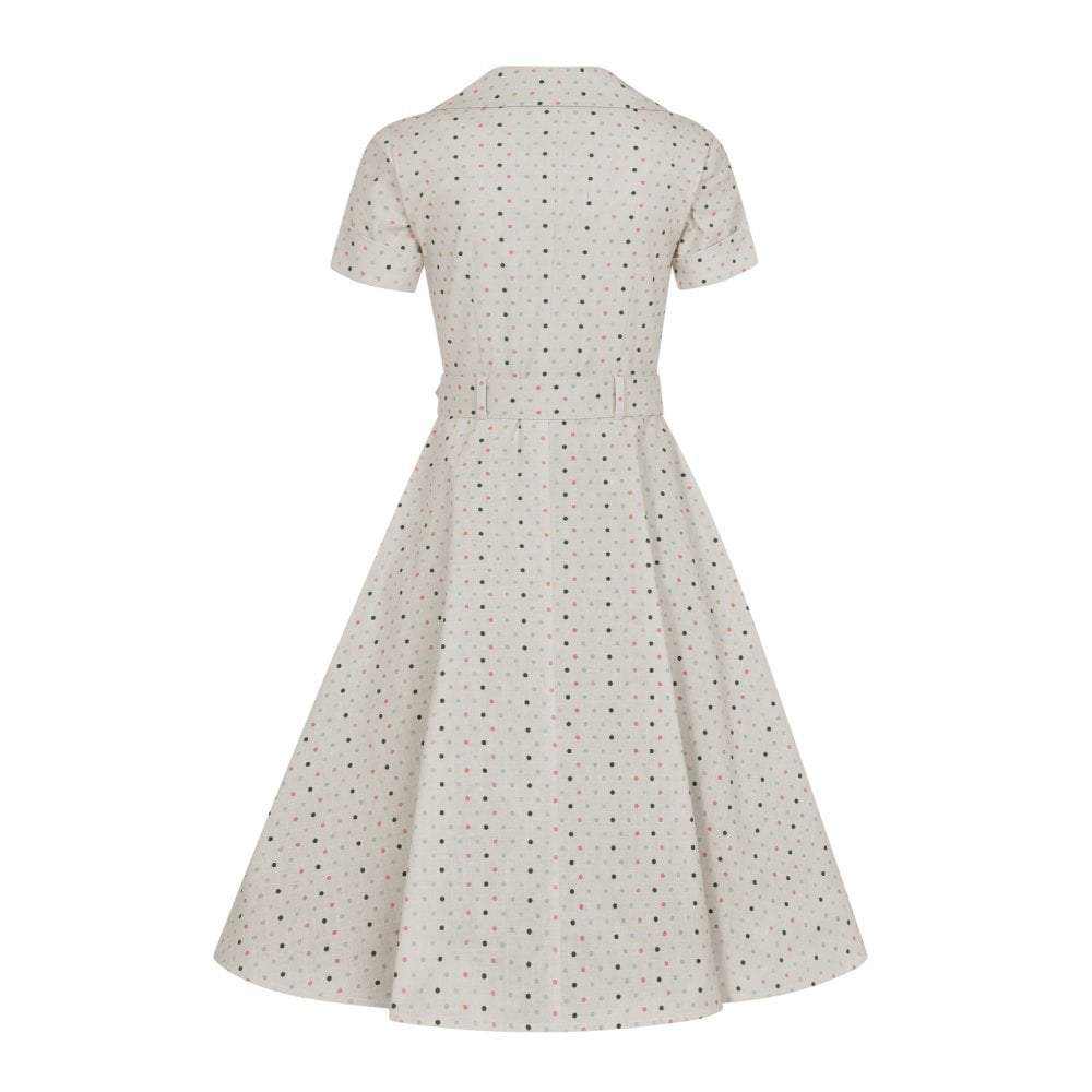 Collectif Vintage Brette Polka Dot Swing dress-Vendemia
