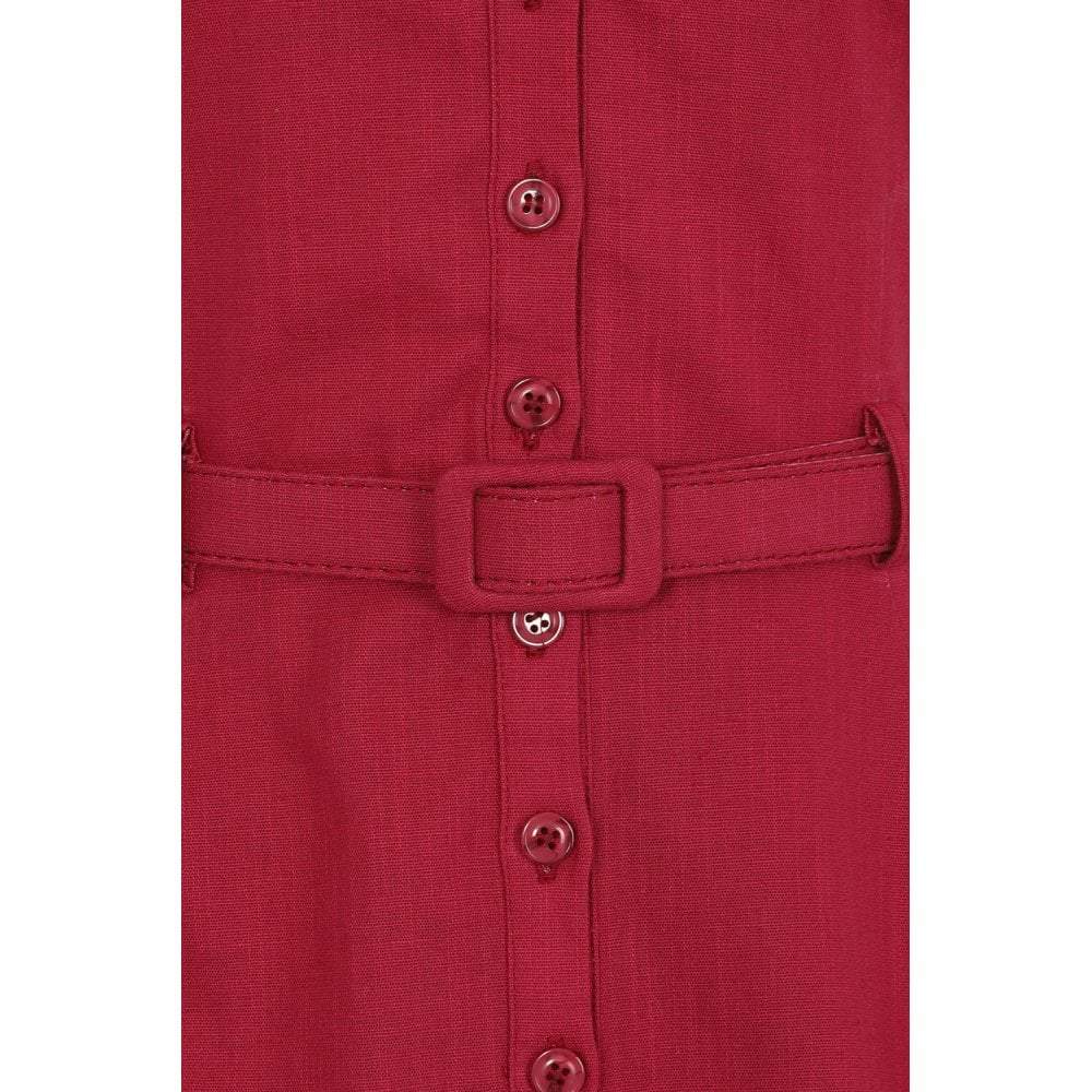 Collectif Vintage Caterina Plain Swing Dress-Vendemia