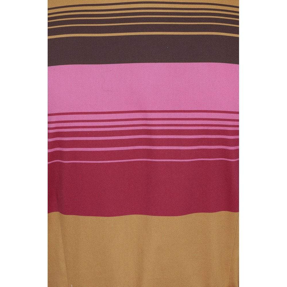 Collectif Vintage Caterina Sunset Stripes Swing Dress-Vendemia