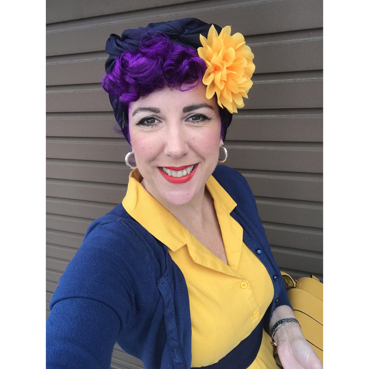 Collectif Vintage Caterina Vintage Cotton Swing Dress-Vendemia