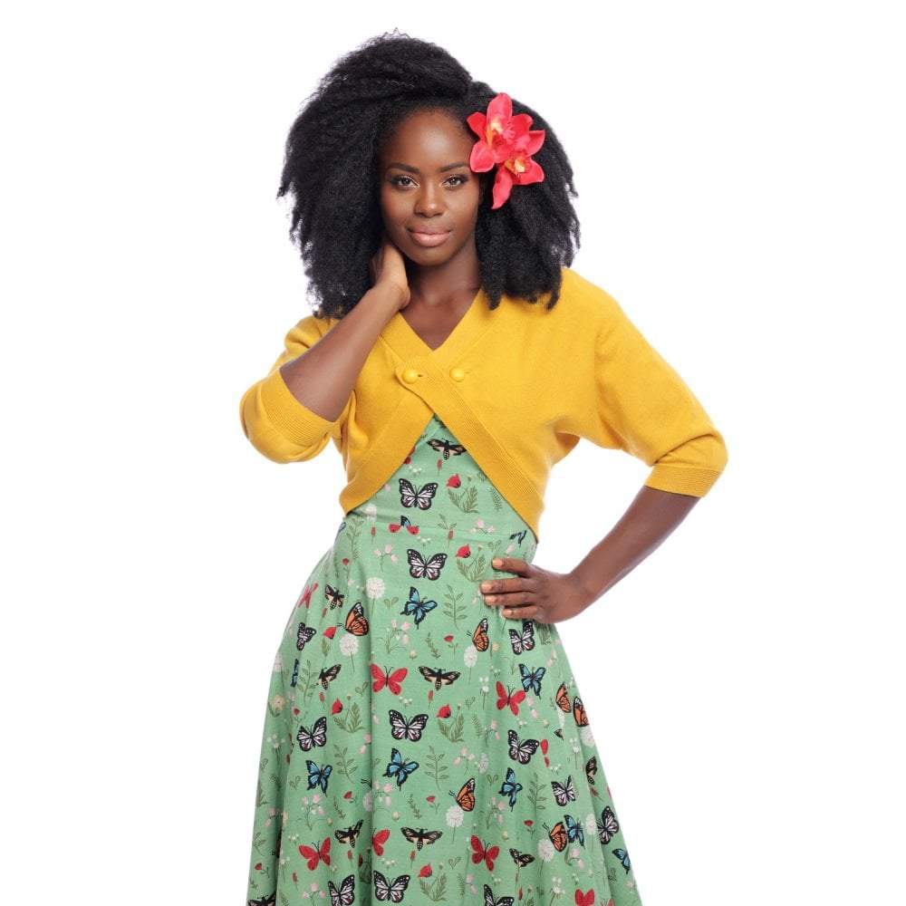 Collectif Vintage Domitilla Knitted Bolero-Vendemia