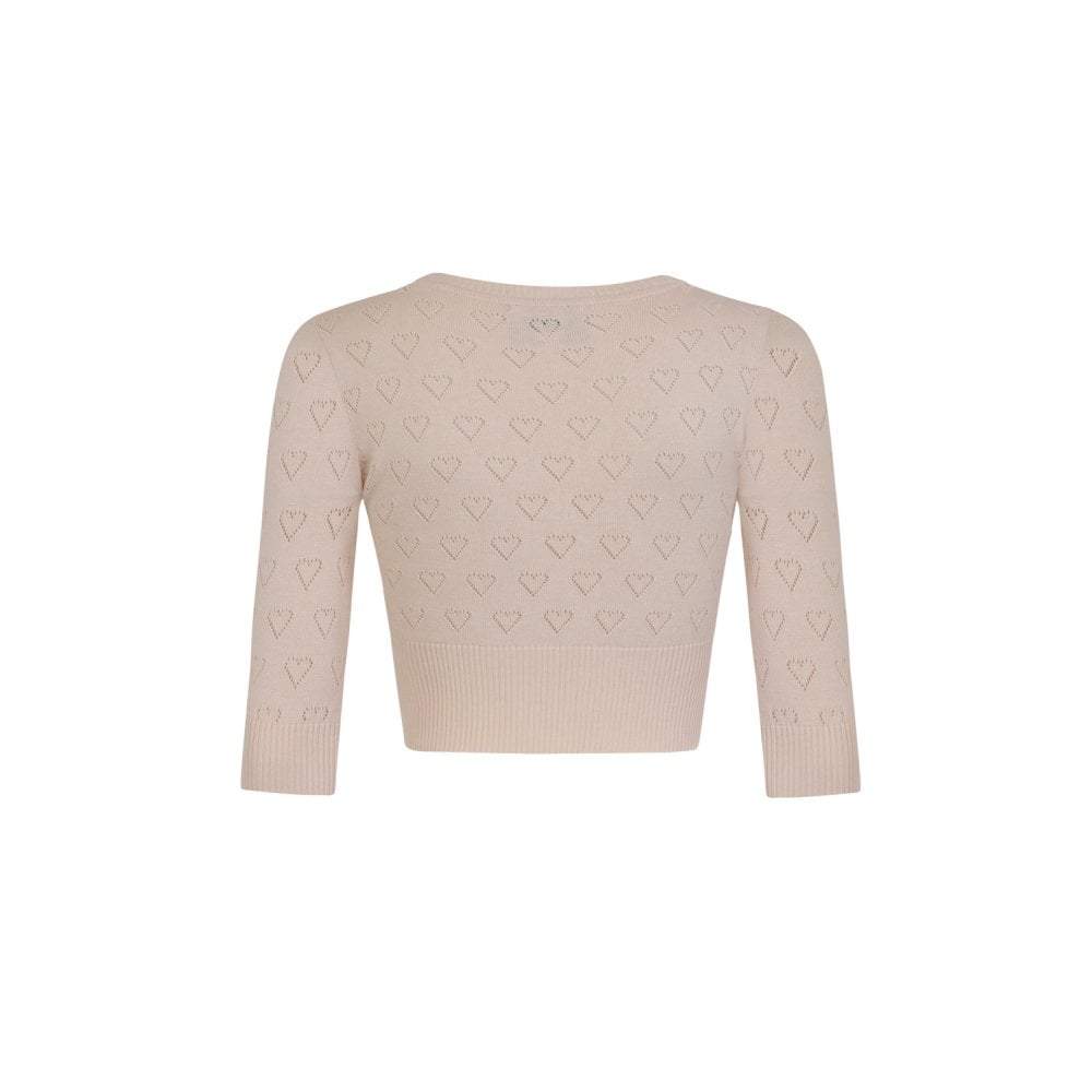 Collectif Vintage Evie Heart Cardigan-Vendemia