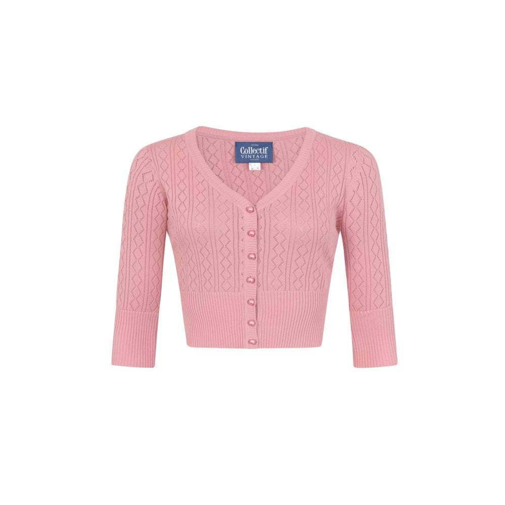 Collectif Vintage Linda Cardigan-Pink-Vendemia