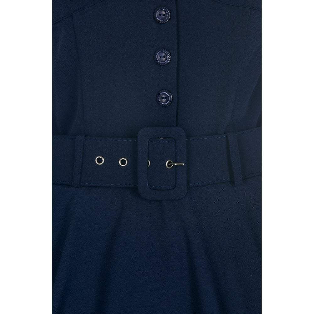 Collectif Vintage Zoe Plain Swing Dress-Vendemia