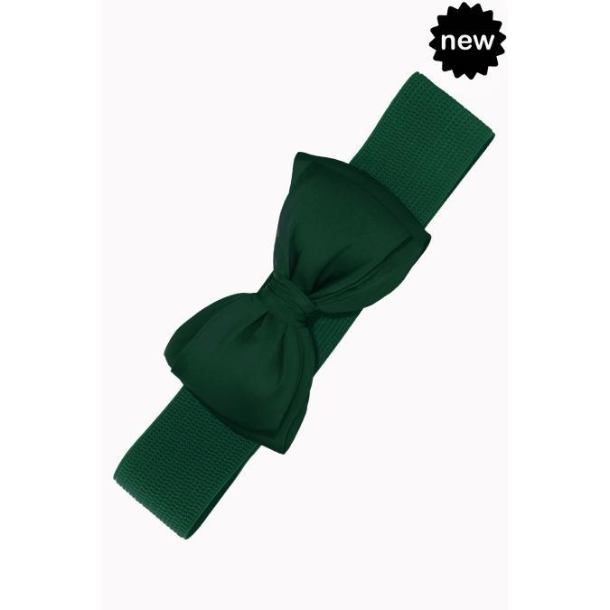 Dancing Days by Banned Bella Belt-Bottle Green-Vendemia