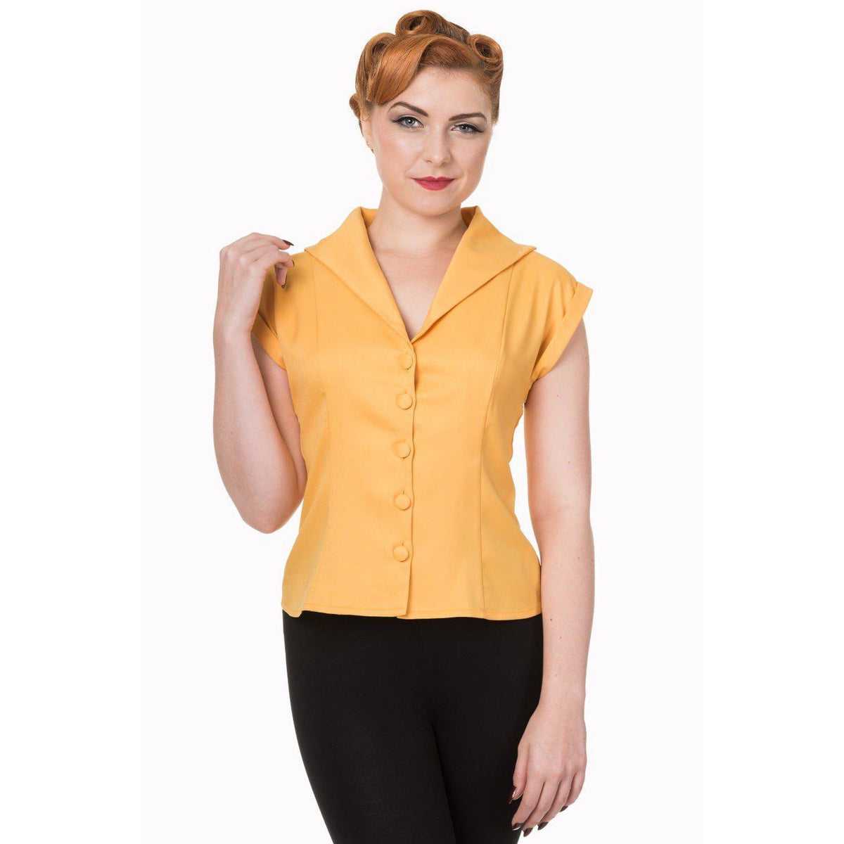 Dancing Days by Banned Dream Master Shirt-Mustard-Vendemia