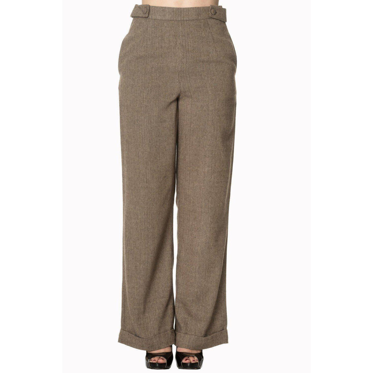 Dancing Days Lady Luck Wide Leg Trousers 40s-Vendemia