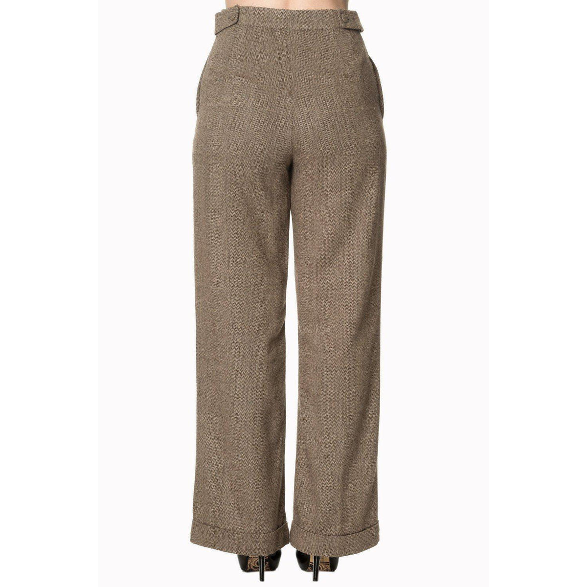 Dancing Days Lady Luck Wide Leg Trousers 40s-Vendemia