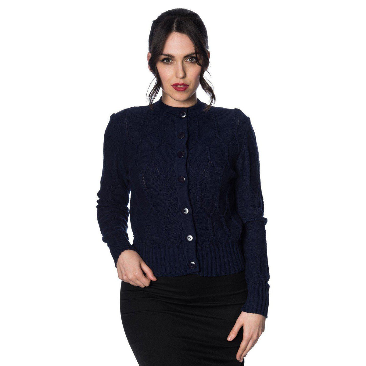 Dancing Days Midnight Daze Cardigan-Navy-Vendemia