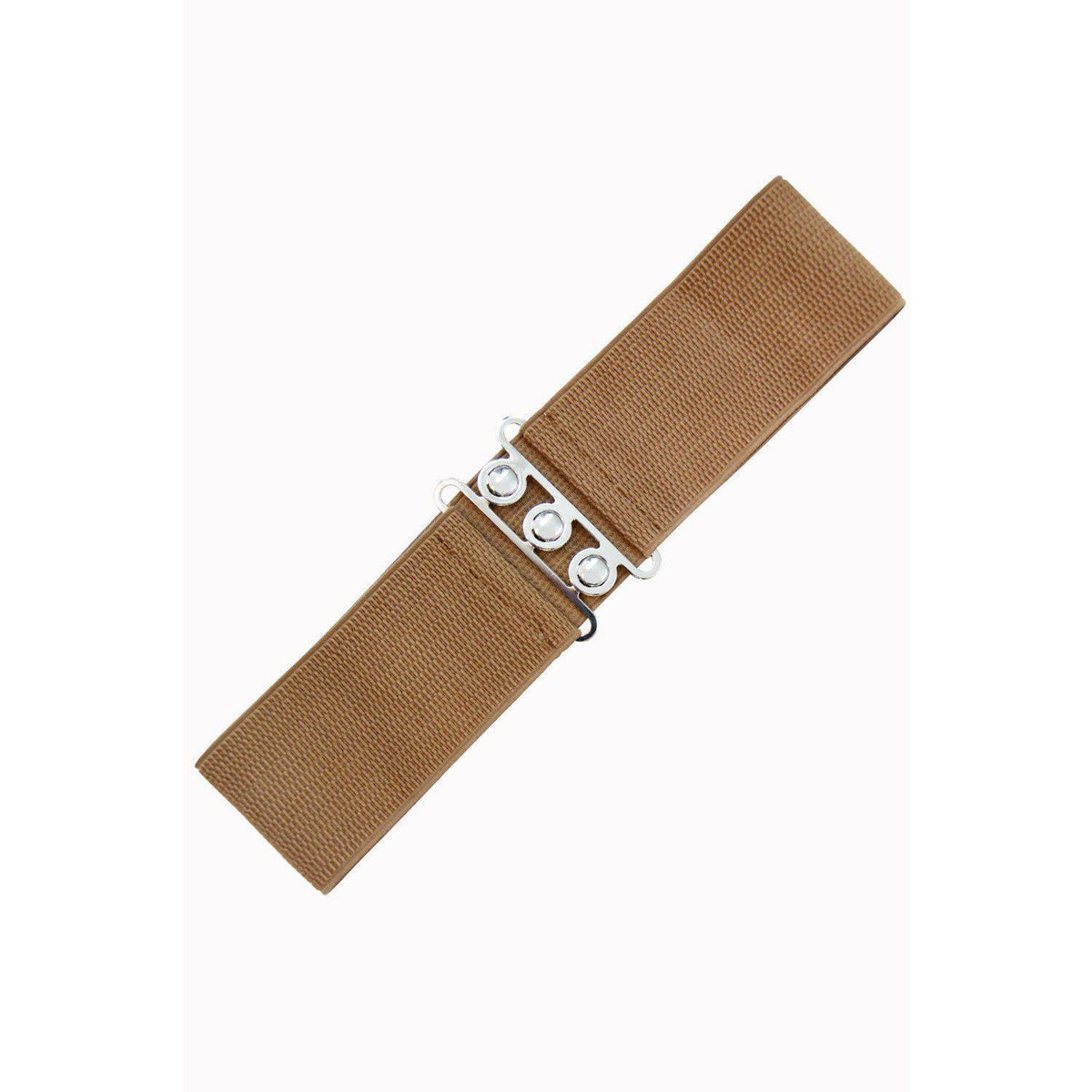 Dancing Days Vintage Stretch Belt-Light Brown-Vendemia