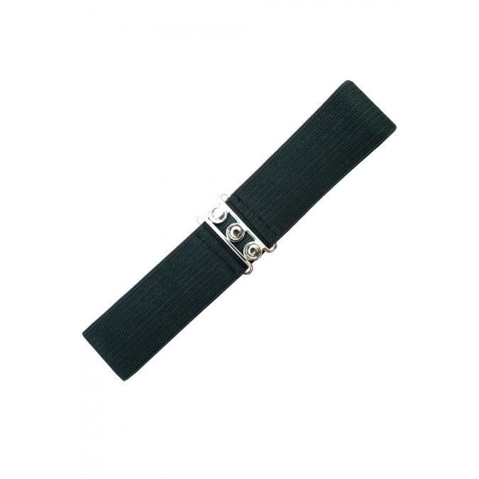 Dancing Days Vintage Stretch Belt-Black-Vendemia