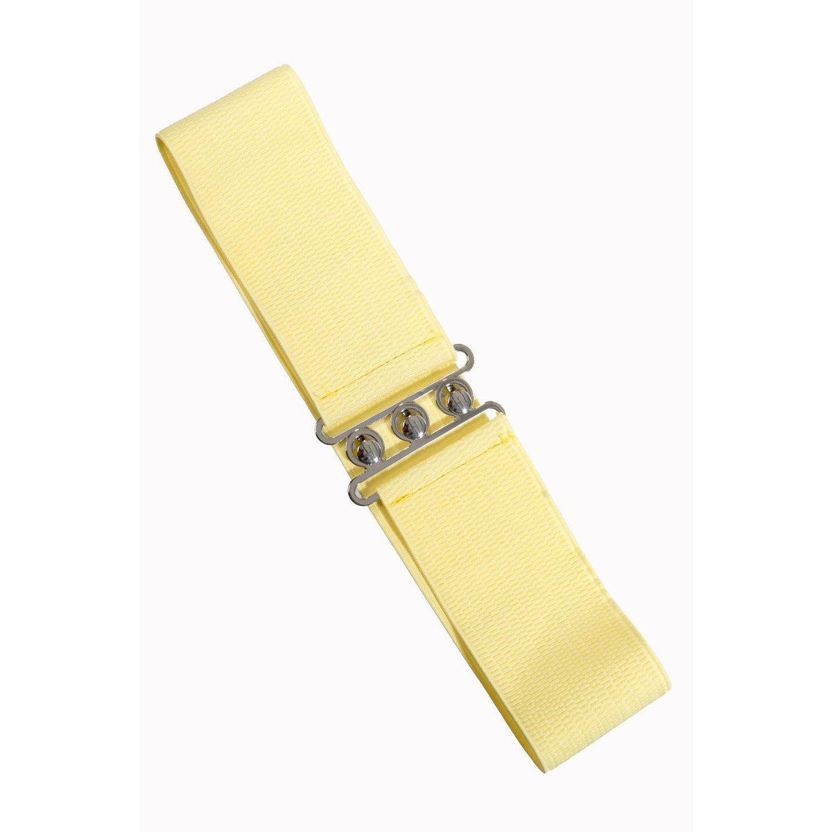Dancing Days Vintage Stretch Belt-Pale Yellow-Vendemia