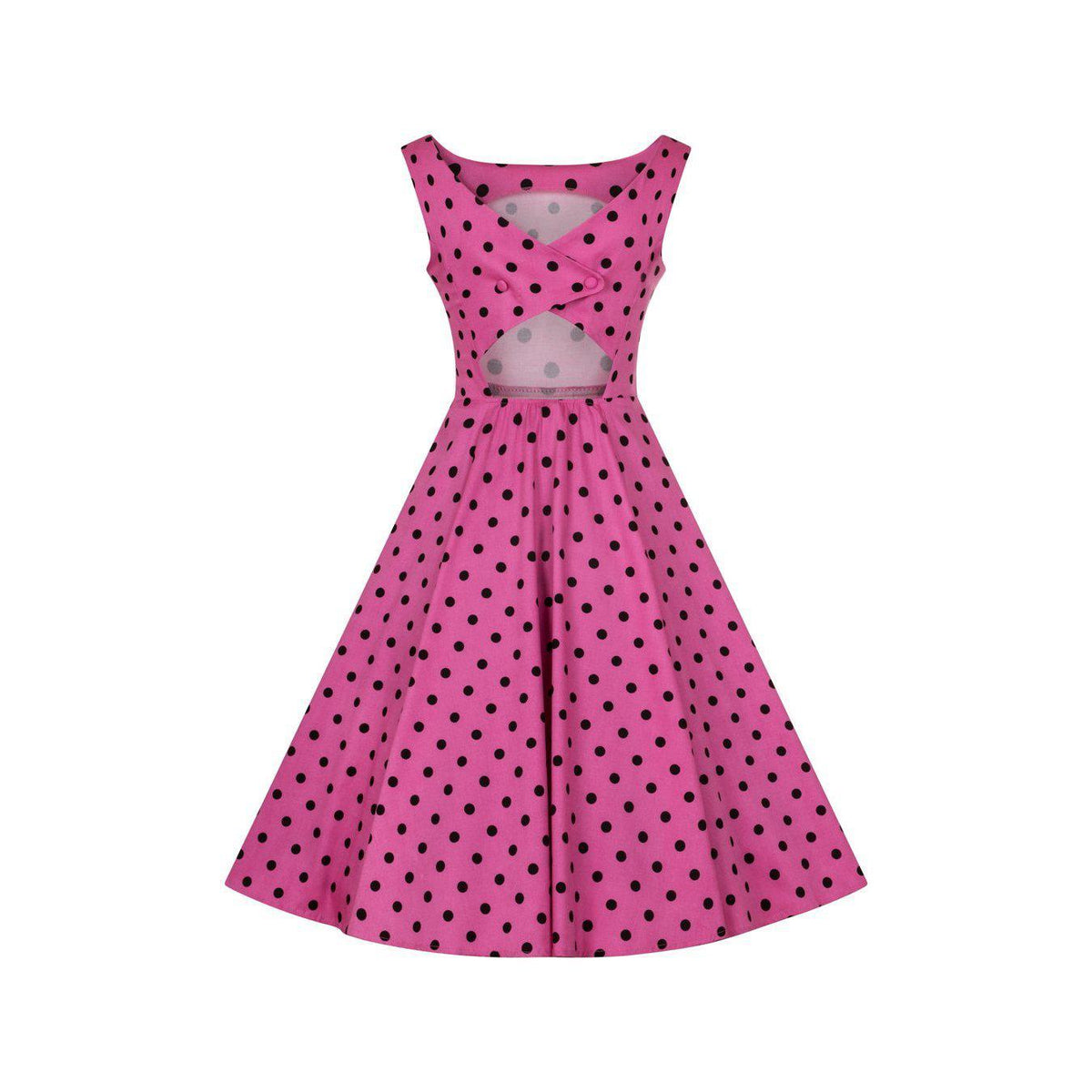 Hearts &amp; Roses Rhiannon Swing Dress Raspberry-Vendemia