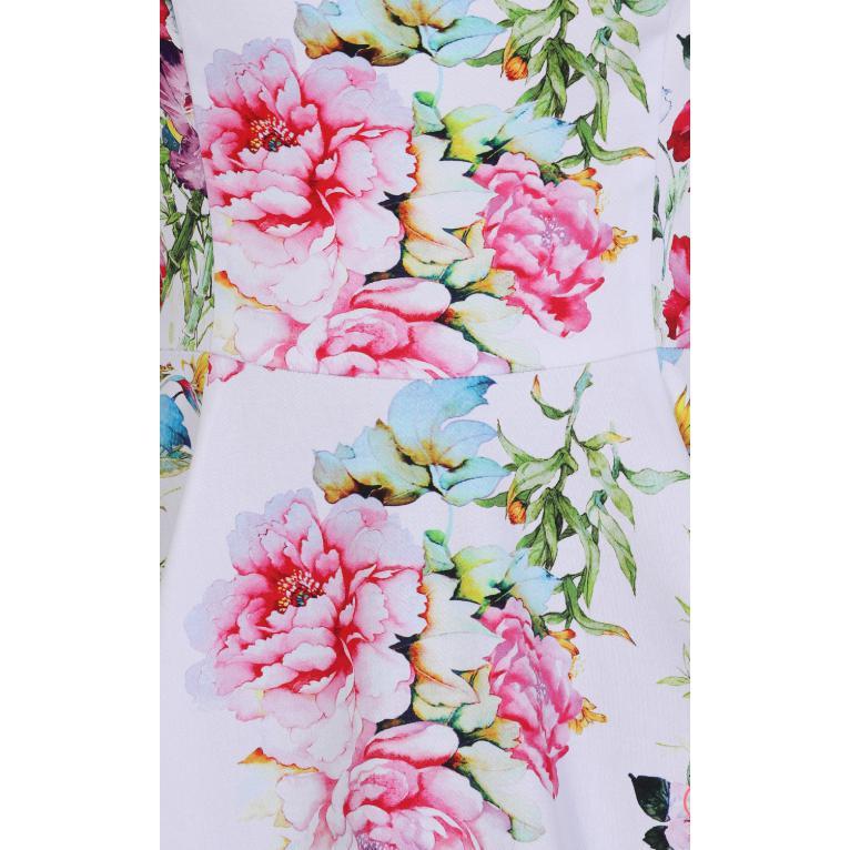 Hearts &amp; Roses Rose Paradise Swing Dress-Vendemia