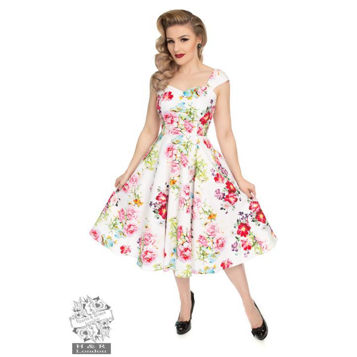 Hearts &amp; Roses Rose Paradise Swing Dress-Vendemia