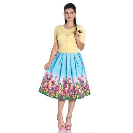 Hell Bunny Angelique 50s Skirt-Vendemia