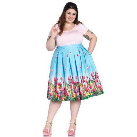 Plus size best sale 50s skirt