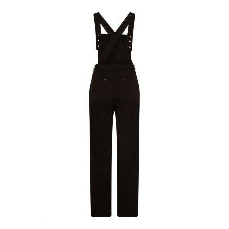 Hell Bunny Elly May Denim Dungaree-Vendemia