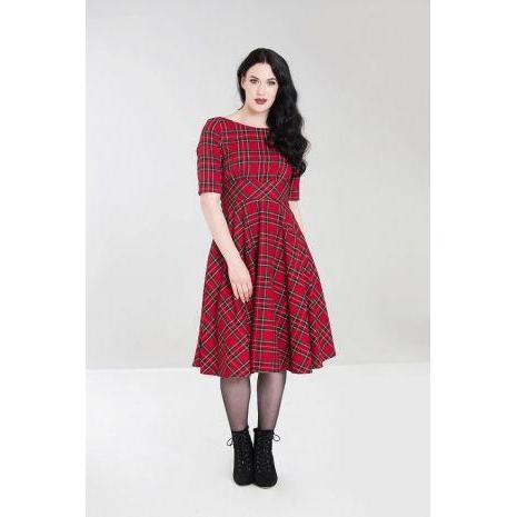 Hell Bunny Irvine 50&#39;s Dress-Vendemia