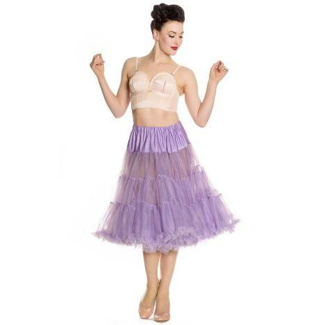 Hell Bunny Long Petticoat-Lavander-Vendemia
