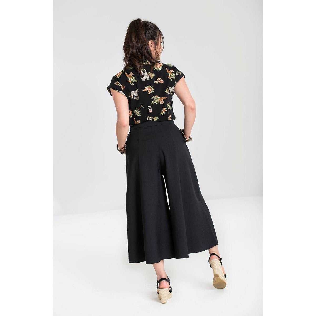 Hell Bunny Murphy Culottes-Vendemia