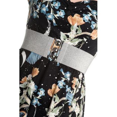 Hell Bunny Retro Belt-Silver-Vendemia