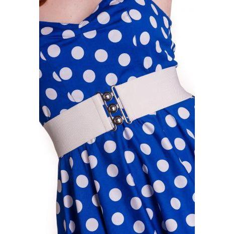 Hell Bunny Retro Belt-White-Vendemia