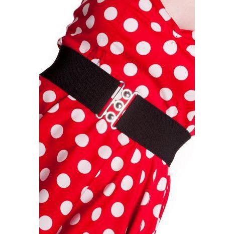 Hell Bunny Retro Belt-Black-Vendemia