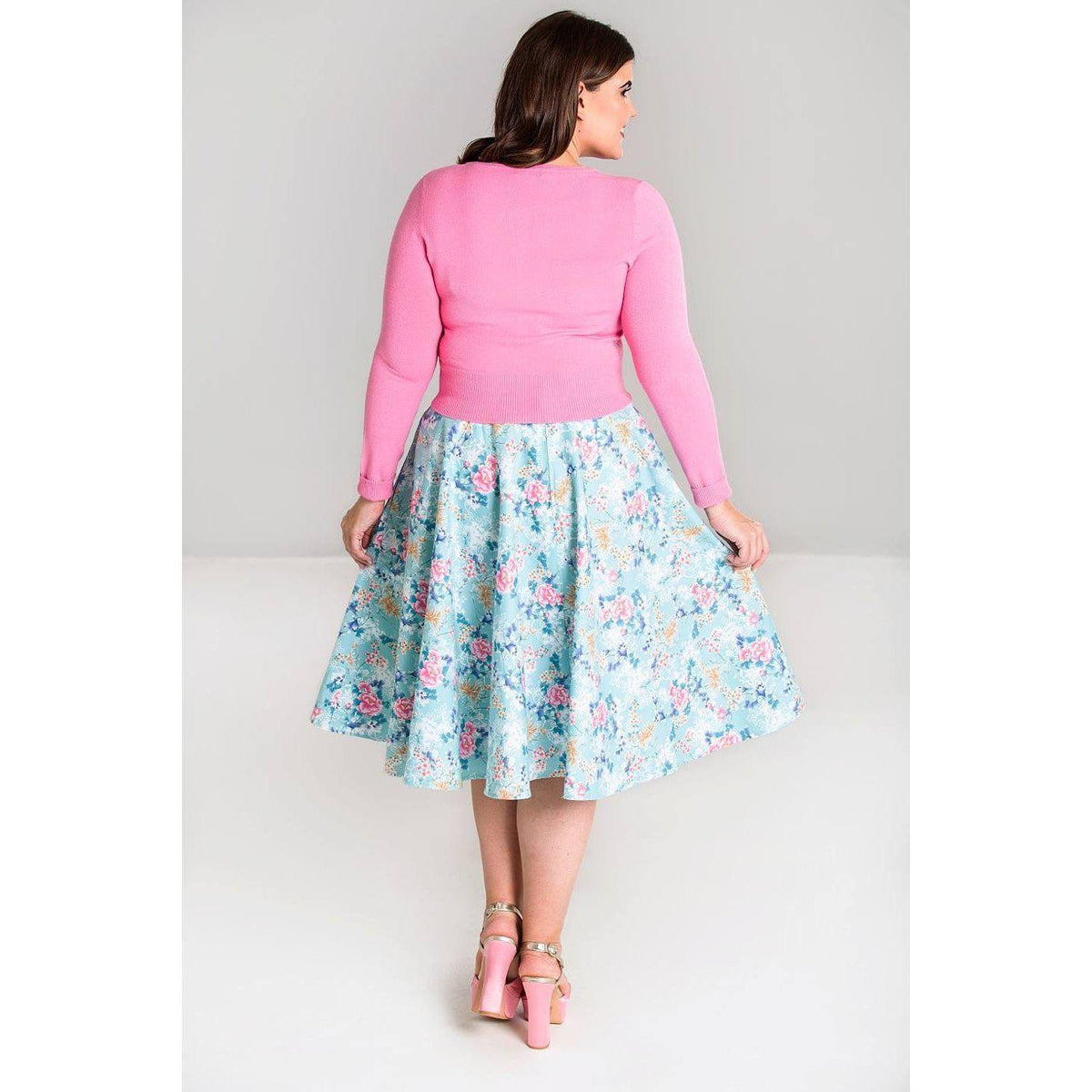 Hell Bunny Sakura 50&#39;s Skirt-Vendemia